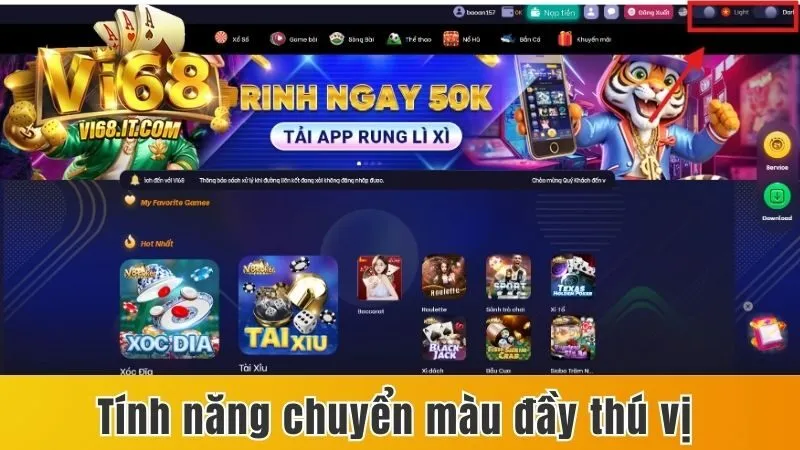 Vi68 – Cổng Game Bài Đổi Thưởng Trực Tuyến Uy Tín | Tải Vi68 Apk | Vi68 Ios | Link Đăng Ký Vi68 Chính Thức | Game Bài Vi68 Nạp Rút 2025 173 Tính Năng Chuyển Màu Đầy Thú Vị
